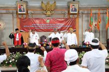 Bupati Tabanan Hadiri Peresmian Pengangkatan Pimpinan DPRD Kabupaten Tabanan Masa Jabatan 2024-2029 Pimpinan DPRD Tabanan