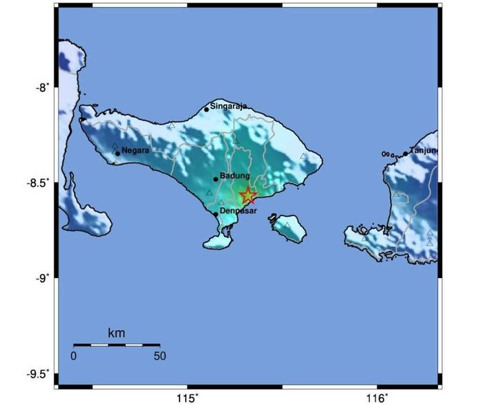BaliPortalNews_ Gempa Gianyar (2) Gempa Gianyar