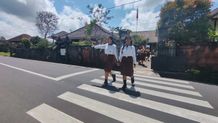 Metode 4T Simak Tips #Cari_Aman Menyeberang di Zebra Cross Nyebrang