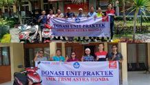 Penunjang Sarana Praktek Siswa di Lab TBSM, Astra Motor Bali Serahkan Donasi Motor Praktek Donasi Motor ke SMK