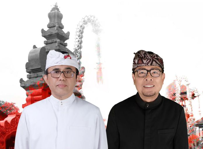 Wali Kota Jaya Negara dan Wawali Arya Wibawa Wali Kota Jaya Negara dan Wawali Arya Wibawa