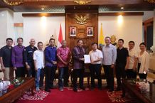 Pj Gubernur Mahendra Jaya Terima Paparan Kerja Sama Pengelolaan Sampah dari Weiming Environment Protection Group Kerja Sama Pengelolaan Sampah