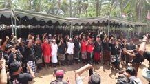 Ribuan Warga Kubu Tekad Menangkan Koster-Giri Koster-Giri