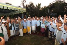 Penuh Dukungan, Relawan Belog Polos dan Perguruan Bambu Kuning Dukung De Gadjah Dukung De Gadjah
