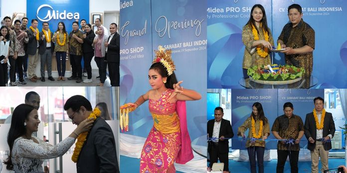 Midea Electronics Indonesia Resmikan Pro Shop Kelima di Bali Midea Electronics Indonesia Resmikan Pro Shop Kelima di Bali