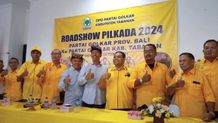 Jumpa Ratusan Pengurus Golkar Tabanan, Mulyadi-Ardika Tekankan Rapatkan Barisan Golkar Semut