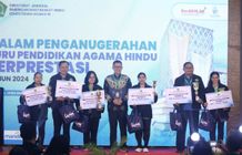 Beri Apresiasi-Motivasi, Ditjen Bimas Hindu Anugerahi Guru Pendidikan Agama Hindu Berprestasi Nasional 2024 GURU
