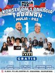 Konser Bahagia Mulia-PAS Siap Guncang Tabanan, Dimeriahkan Band /rif dan Naff Jalan Sehat