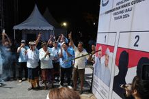 Tanpa Rekayasa, Putra Raja Klungkung Spontan Menyoblos Mulia-PAS Saat Simulasi Mulia-PAS