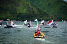 Hari Pertama Aquabike Jetski World Championship 2024 di Danau Toba Berjalan Sukses Aquabike Jetski World Championship 2024