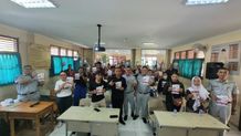 PT Jasa Raharja Bali Sosialisasikan Pemutihan Pajak Kendaraan di SDN 2 Penatih Pemutihan