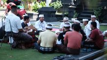 Warga Binaan Lapas Tabanan Latihan Geguntangan Geguntangan