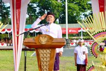 Pjs. Dewa Mahendra Pimpin Apel Peringatan Hari Pahlawan di Kota Denpasar Hari Pahlawan