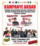 Kampanye Akbar Koster-Giri dan Sanjaya-Dirga Akan Dimeriahkan Artis Bali Kampanye Akbar
