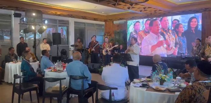 Prabowo Subianto Temui Tokoh Masyarakat Bali dan Paslon Mulia-Pas Prabowo Subianto