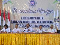 PHDI Kota Denpasar Gelar Pesamuhan Madya Paruman Pandita PHDI Kota Denpasa