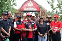 Bupati Tabanan Lakukan Monitoring Pembangunan Infrastruktur dan Gate Perbatasan di Tabanan Monitoring Pembangunan