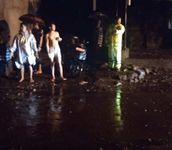 Banjir Bandang di Jalur Kubu Sisakan Material Pasir dan Kerikil Banjir