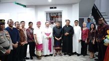 Wawali Arya Wibawa Resmikan Gedung Pastoran Gereja Katolik Santo Petrus Pemberkatan Gedung Pastoran