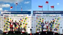 Gelar Juara Asia di Depan Mata, Pebalap AHRT Double Podium di Race 1 ARRC Buriram ARRC