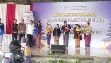 Kolaborasi Gerakan Genting, Bupati Bangli Dampingi Kunjungan Menteri dan Pj Gubernur Bali untuk Cegah Stunting Kolaborasi Gerakan Genting