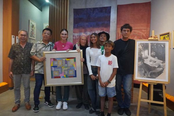 Pameran Lukisan Uut dan Dully (1) _baliportalnews Double Flame