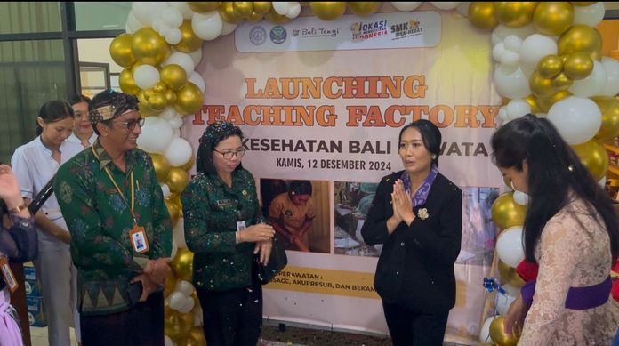 SMK Kesehatan Bali Dewata Luncurkan Teaching Factory di Puncak HUT ke-21 Yayasan Pendidikan Gita Asrama Mandala SMK Kesehatan Bali Dewata