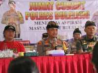 Jumat Curhat di Desa Pedawa, Kapolres Tekankan Soal Bahaya Narkoba Curhat