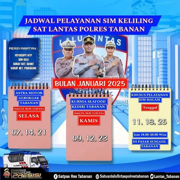 BaliPortalNews_ SIM Keliling Tabanan