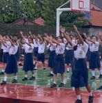 Hari Pertama Masuk Sekolah, Sekolah di Denpasar Terapkan Senam Anak Indonesia Hebat