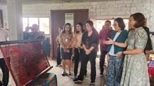 Sariasih Sedana Arta Dampingi Pj. Ketua Dekranasda Bali Tinjau Persiapan Fashion Show di Bangli Tinjau Fashion Show