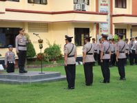 Tiga Perwira di Polres Buleleng Dimutasi, Satu Terlempar ke Denpasar Upacara serah terima jabatan