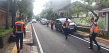 Dishub Denpasar Tertibkan Parkir Liar di Kawasan Jalan Gatot Kaca dan Jalan Sahadewa Tim Dishub Kota Denpasar