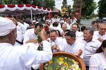 Desa Adat Kota Tabanan Gelar Upacara Tawur Gempang, Harapkan Keseimbangan Jagat Upacara Tawur Gempang
