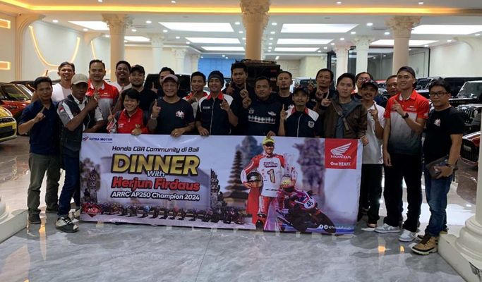 Honda CBR Community Bali Dinner Bareng Herjun Firdaus