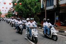 Astra Motor Bali Ajak Puluhan Pengguna Honda Sccopy Ikuti Couple Ride Experience Honda Scoopy