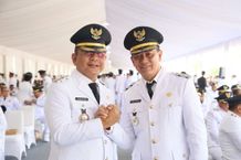 Sutjidra – Supriatna Resmi Dilantik Serentak Bersama Kepala Daerah se-Indonesia Pelantikan