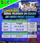 Jadwal SIM Keliling Polres Tabanan Bulan Februari 2025 SIM Keliling Tabanan - Feb