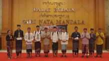 Lomba Baligrafi di Balai Budaya Puspem Badung, Para Seniman Unjuk Kreativitas Bulan Bahasa Bali