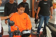 Spesialis Curi Motor Dibekuk, Pelaku Beraksi Sendirian Naik Angkutan Umum pencurian sepeda motor