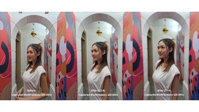 Hasil foto menggunakan Virtual Aperture untuk mendapatkan bokeh yang natural dan depth of field yang dapat disesuaikan. Sumber foto : news.samsung.com