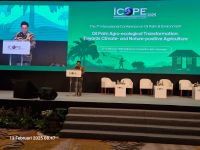 ICOPE 2025, Urgensi Integrasi Hutan dan Sawit Demi Ekonomi dan Ekologi Muchamad Saparis Soedarjanto, mengungkapkan visi ambisius dalam menyelamatkan hutan Indonesia