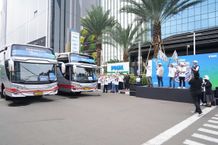 PNM Berangkatkan Ratusan Peserta “Mudik Aman Sampai Tujuan BUMN 2025” Mudik