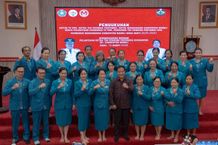 Sedana Arta Kukuhkan Ketua TP PKK, Dekranasda dan Pembina Posyandu Kabupaten Bangli PKK Bangli