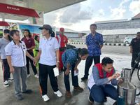 Disperindag, Kemetrologian, dan Pertamina Patra Niaga Sidak SPBU di Badung untuk Pastikan Ketersediaan BBM SIDAK