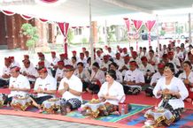 Bupati dan Wakil Bupati Tabanan Laksanakan Ritual Mejaya-Jaya, Tegaskan Komitmen Bangun Tabanan Ritual Mejaya-Jaya