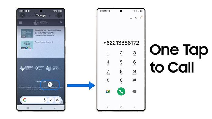 One Tap Actions