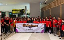 JNE Berangkatkan Ksatria dan Srikandi ke Holyland untuk Perjalanan Rohani JNE