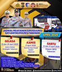 Jadwal SIM Keliling Polres Tabanan Bulan April 2025 SIM KELILING TABANAN APRIL 2025