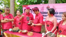 Kuliner Mengguh Sorgum Disiapkan PDI Perjuangan Buleleng Untuk Hadapi Lomba Nasional PDI P